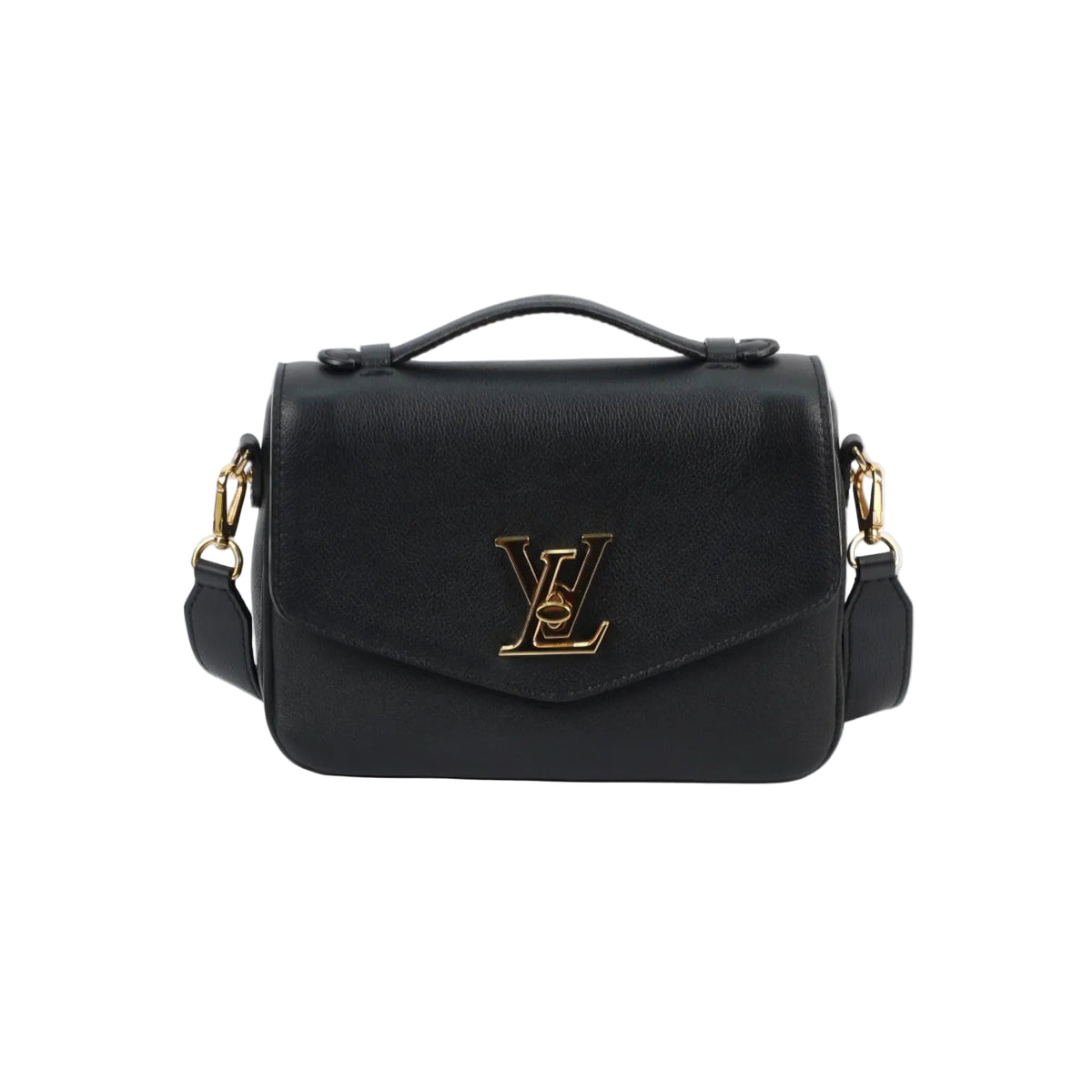 Louis Vuitton Oxford Lockme Black Leather 3014