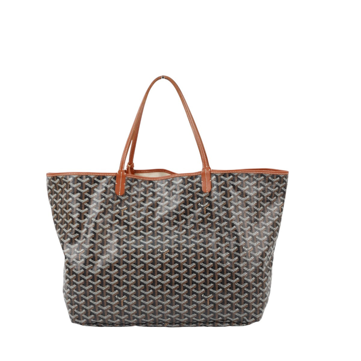 Goyard Saint Louis GM Black Tan Goyardine 3000