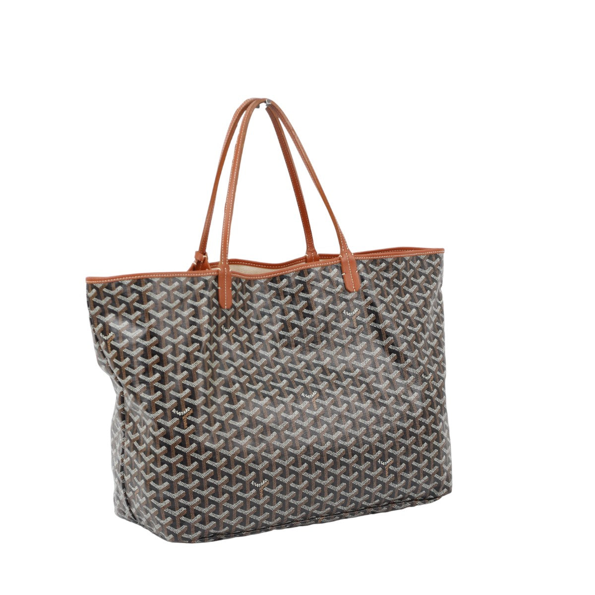 Goyard Saint Louis GM Black Tan Goyardine 3000