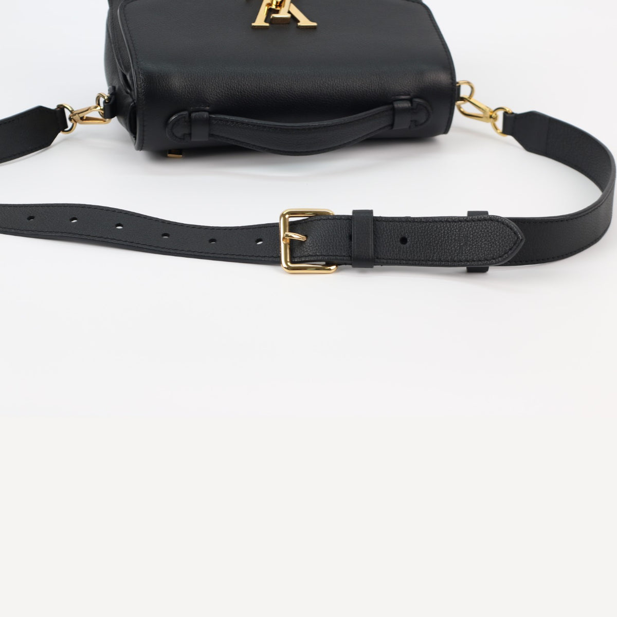 Louis Vuitton Oxford Lockme Black Leather 3014