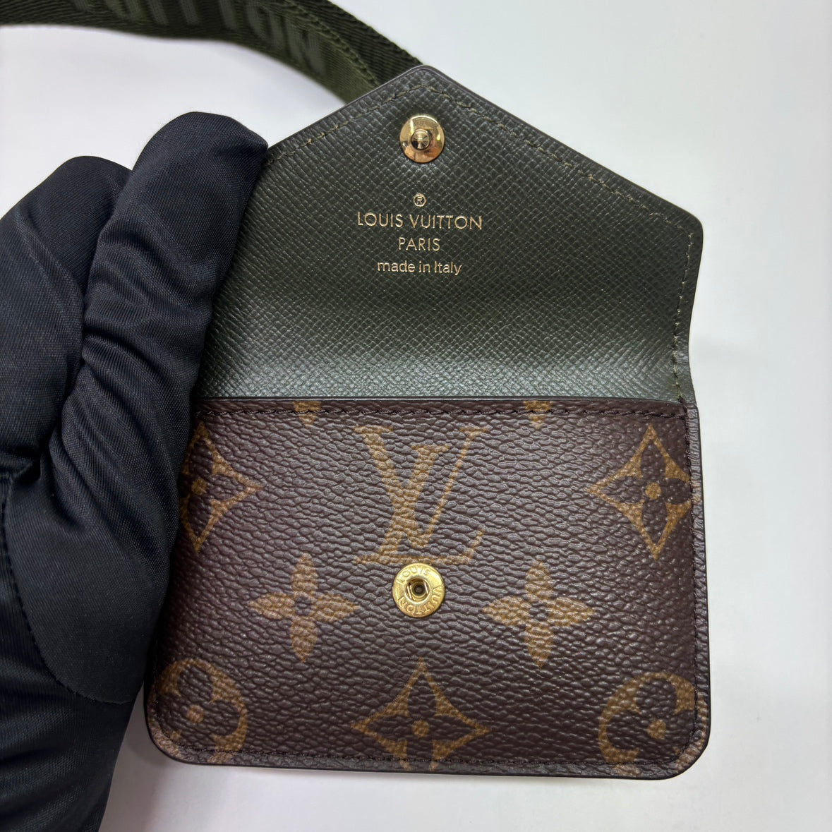 Louis Vuitton Felicie Strap & Go Monogram Green 3029