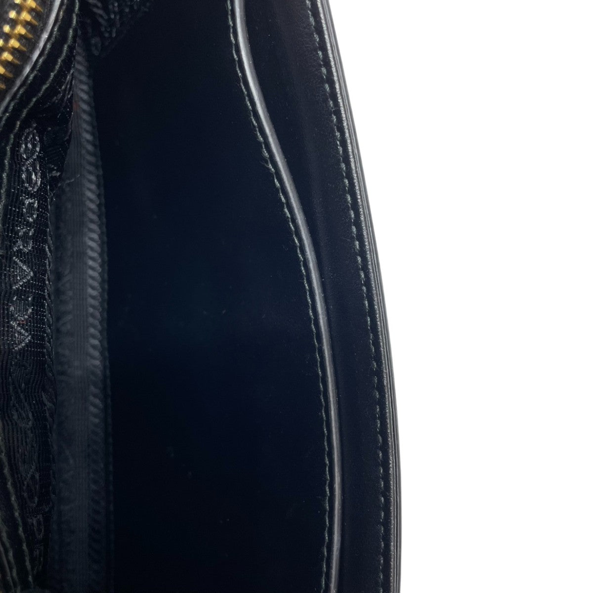 Prada Saffiano Pattina Flap Bag Black 3008