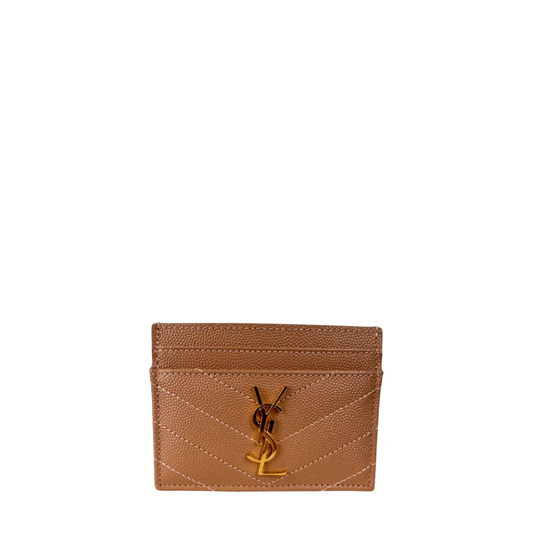 YSL Cassandre Cardholder Pale Pink