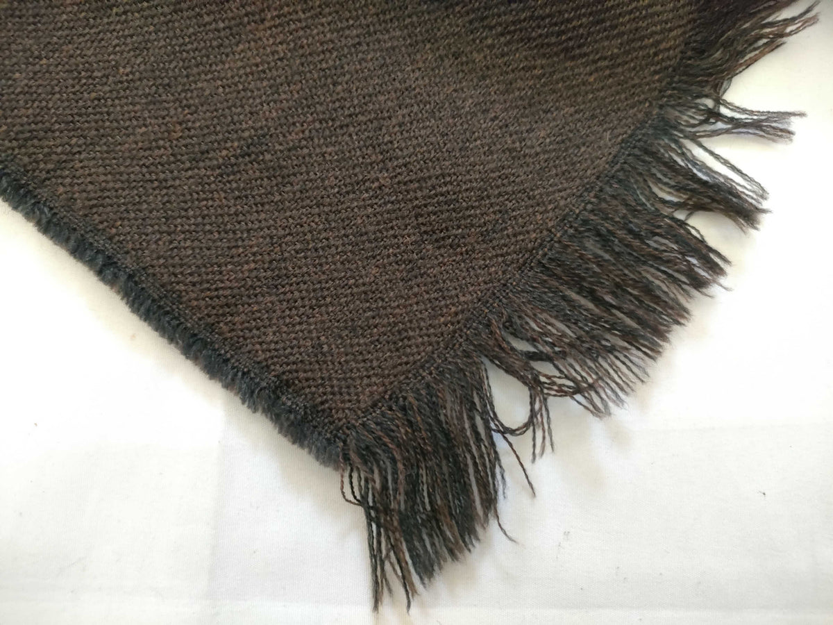 Fendi Zucca Wool Scarf Brown 3238