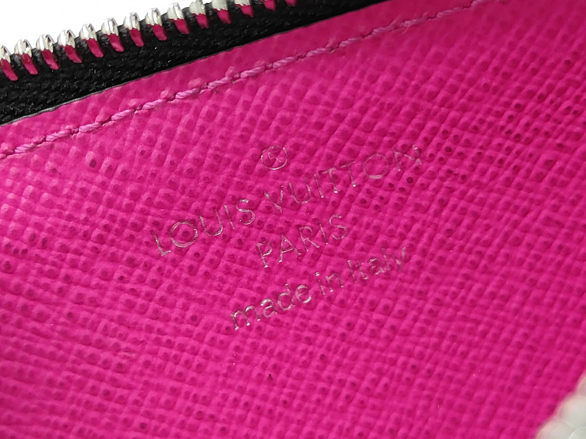 Louis Vuitton Coin Card Holder Pink Taigarama 3284
