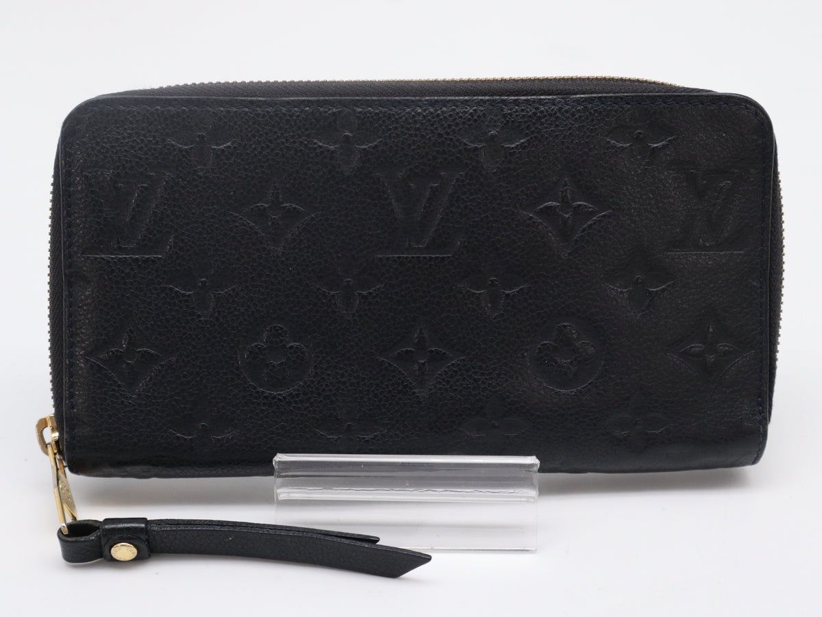 Louis Vuitton Zippy Secret Wallet Black Empreinte 3294
