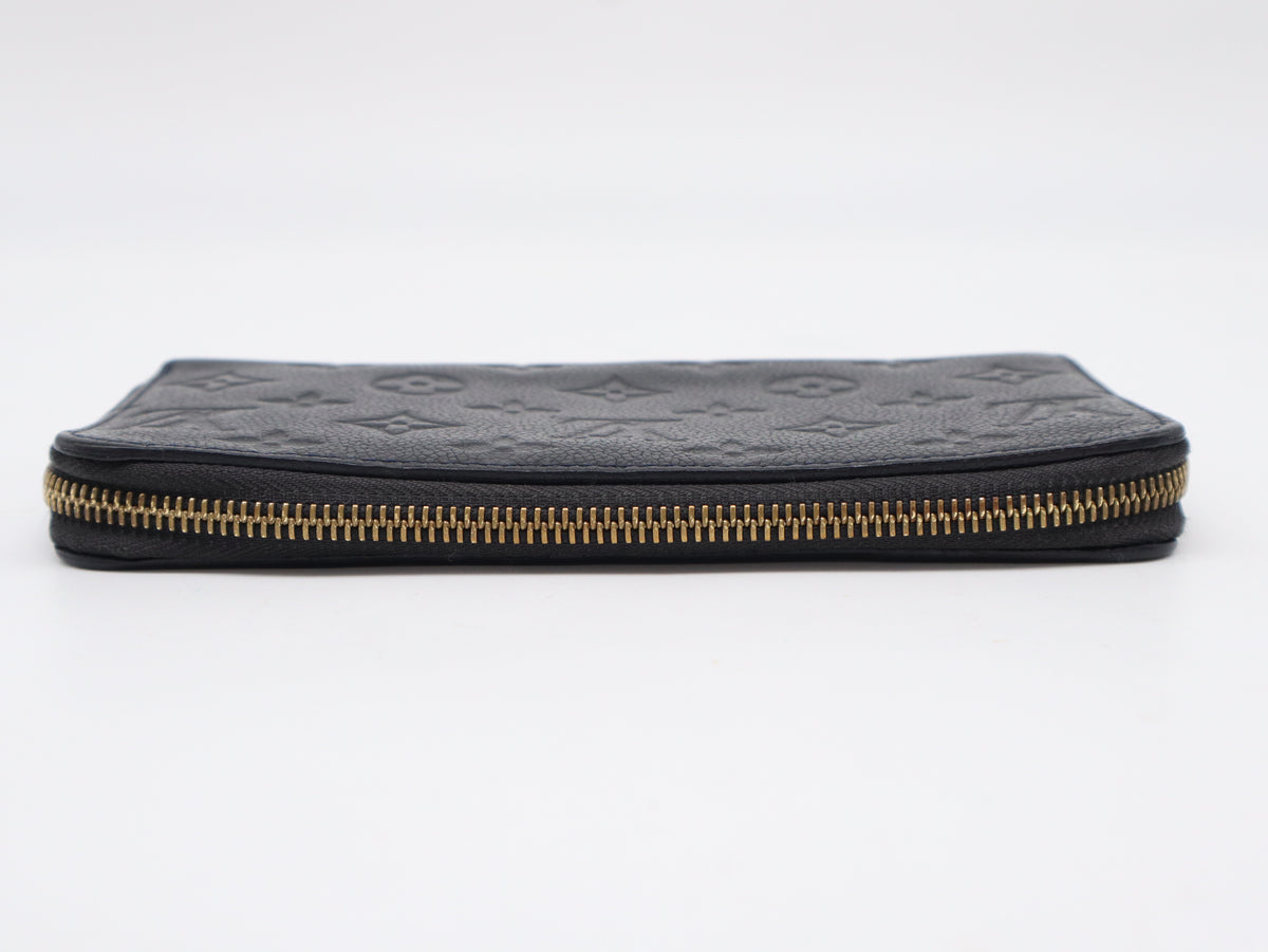 Louis Vuitton Zippy Secret Wallet Black Empreinte 3294