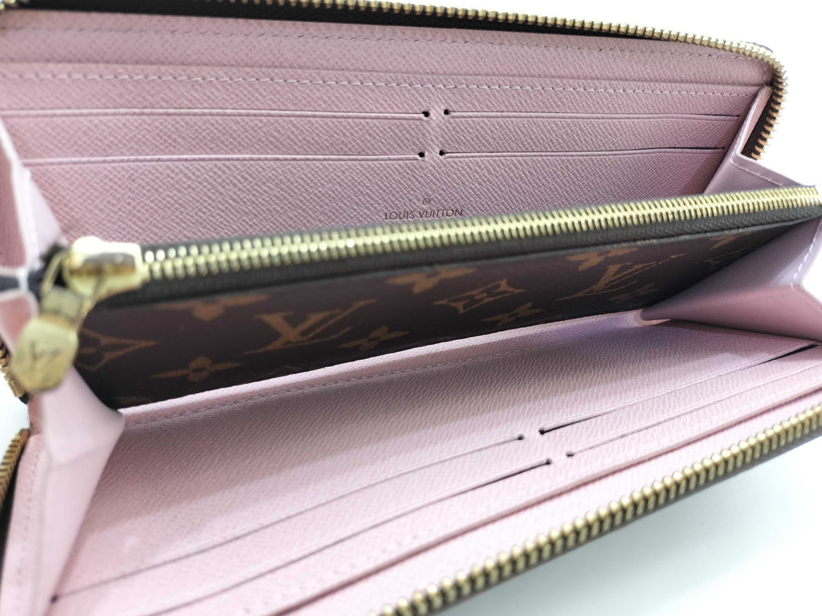 Louis Vuitton Clemence Wallet Monogram Rose Ballerine 3288