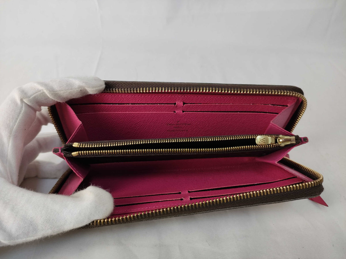 Louis Vuitton Clemence Wallet Monogram Pink Fuchsia 3297