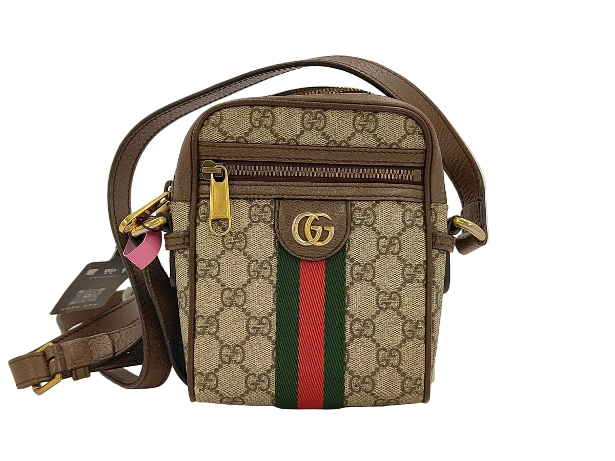 Gucci Ophidia Crossbody Bag GG Supreme Sherry Line 3428