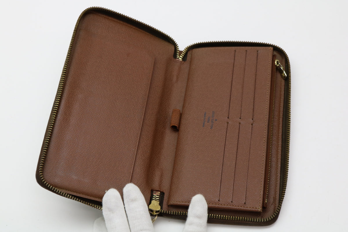 Louis Vuitton Zippy Organizer Wallet Monogram 3417