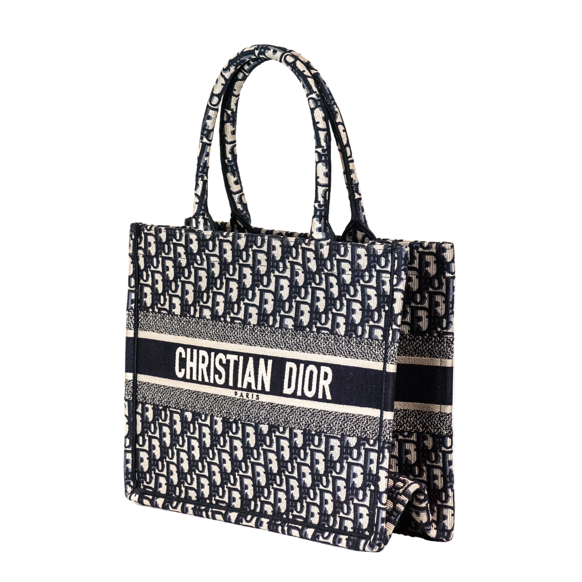Dior Medium Book Tote Navy