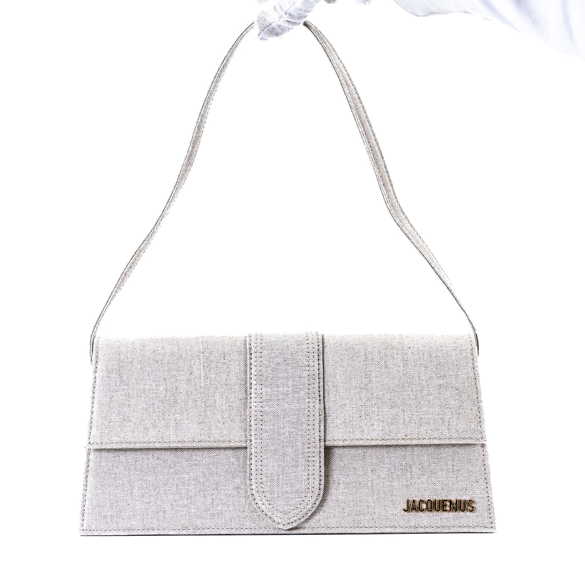 Jacquemus Le Bambino Long Beige Linen
