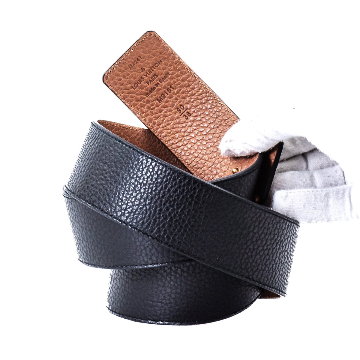 Louis Vuitton Initiales Belt 40mm Black / Brown Reversible GHW