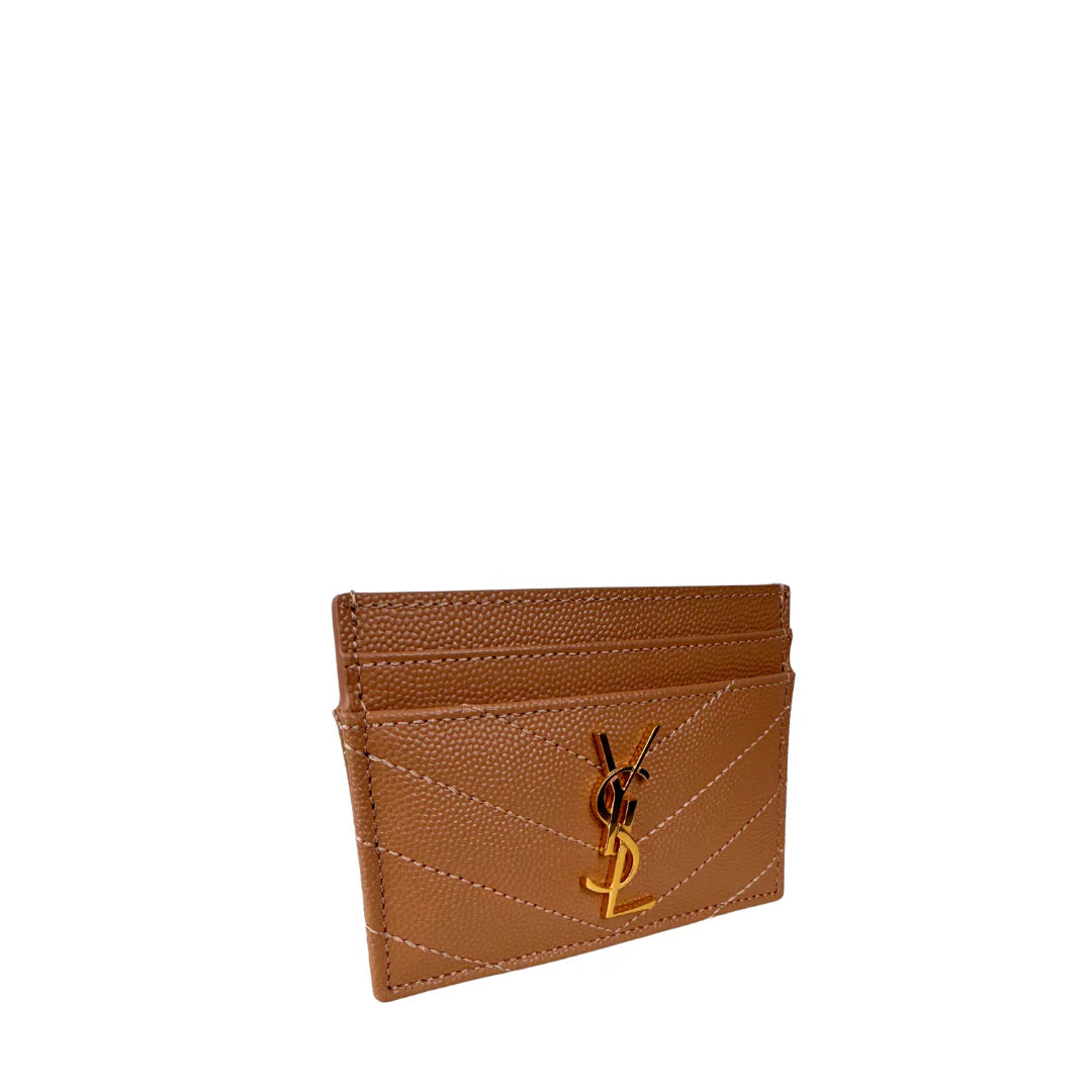YSL Cassandre Cardholder Pale Pink