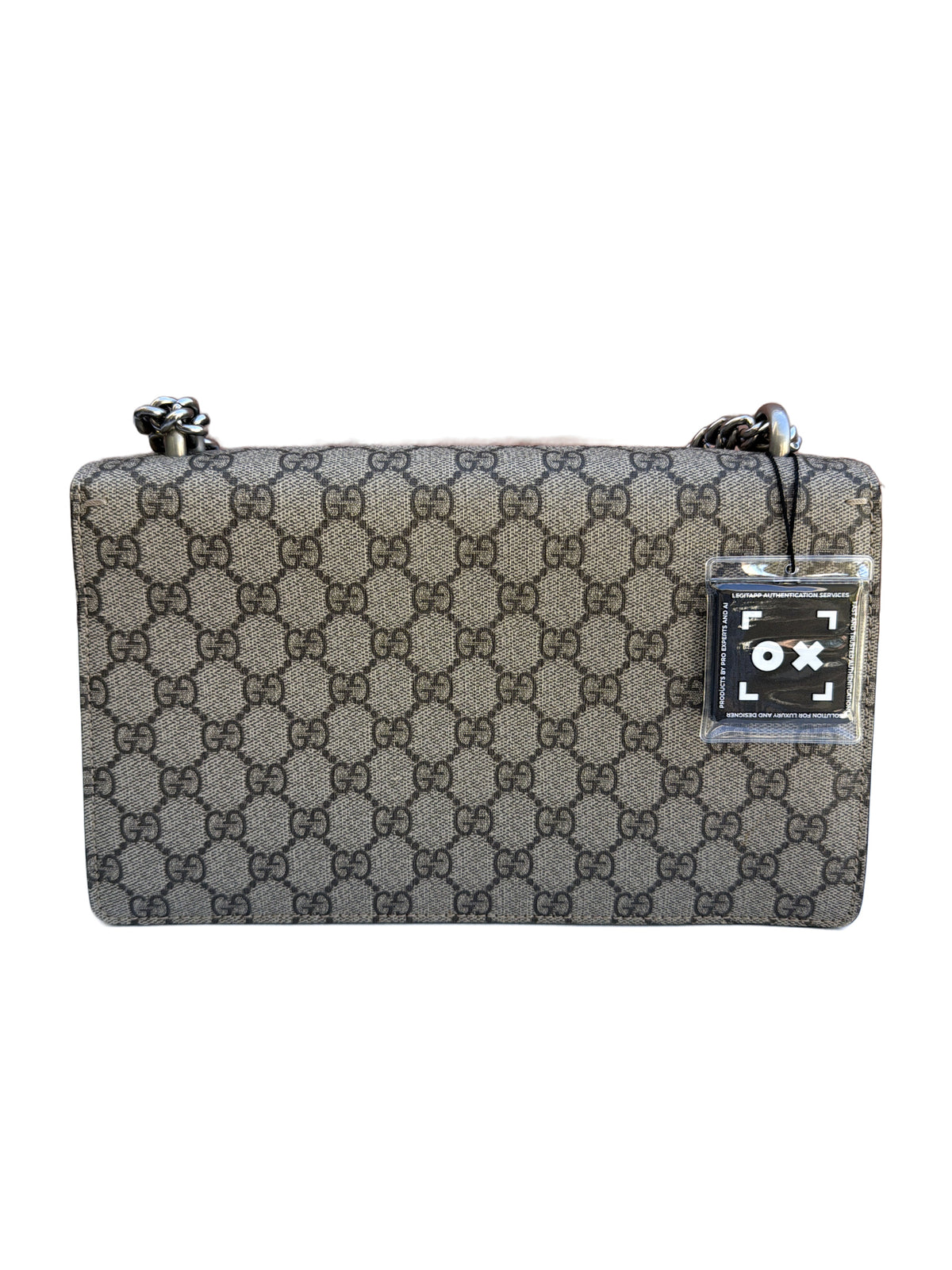 Gucci Dionysus Medium Chain Shoulder Bag GG Supreme Red 3504