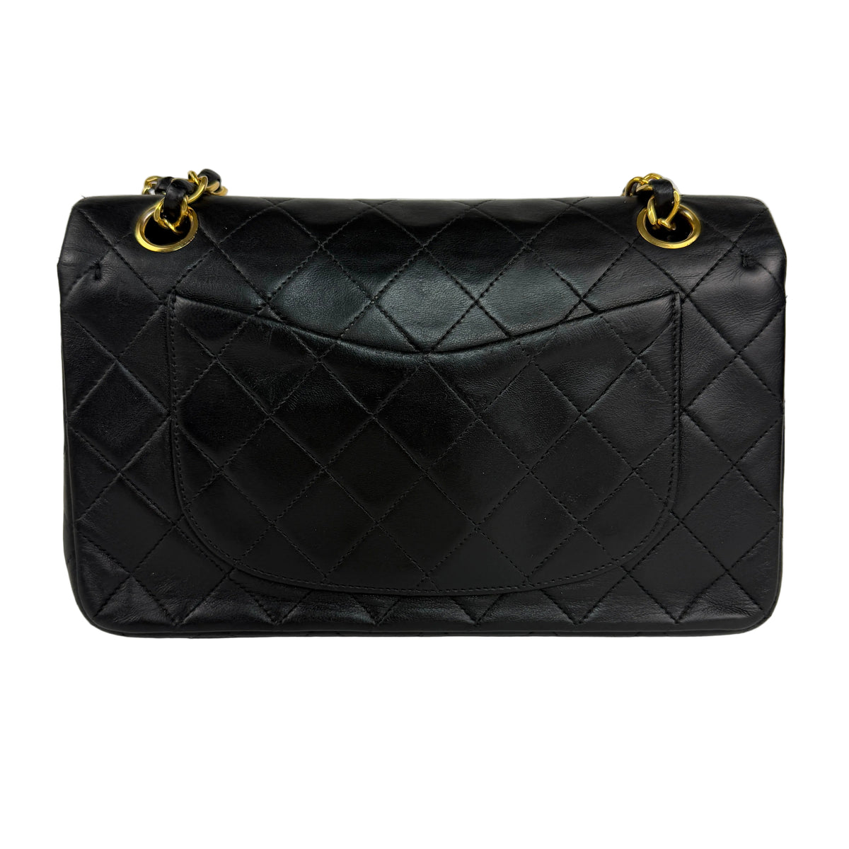 Chanel Small Double Flap Black Lambskin GHW 3031
