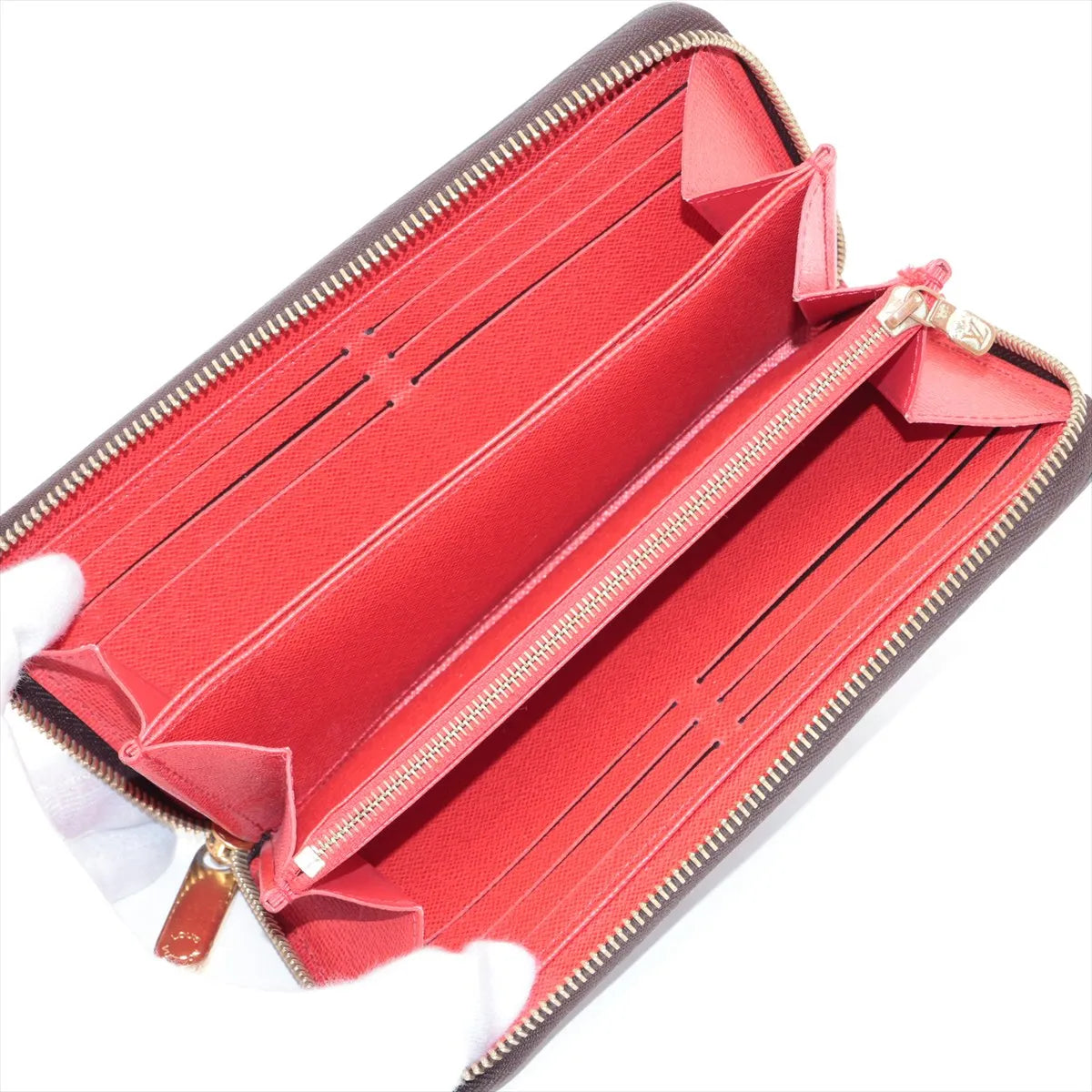 Louis Vuitton Zippy Wallet Monogram Cerise Red 3341