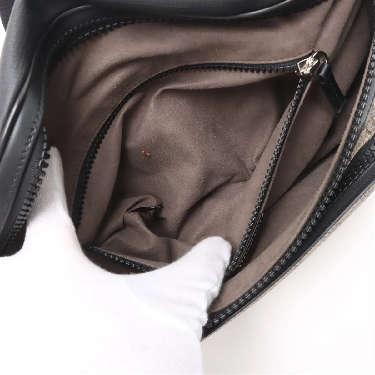 Gucci Eden Waist Sling Bag GG Supreme Black 3461