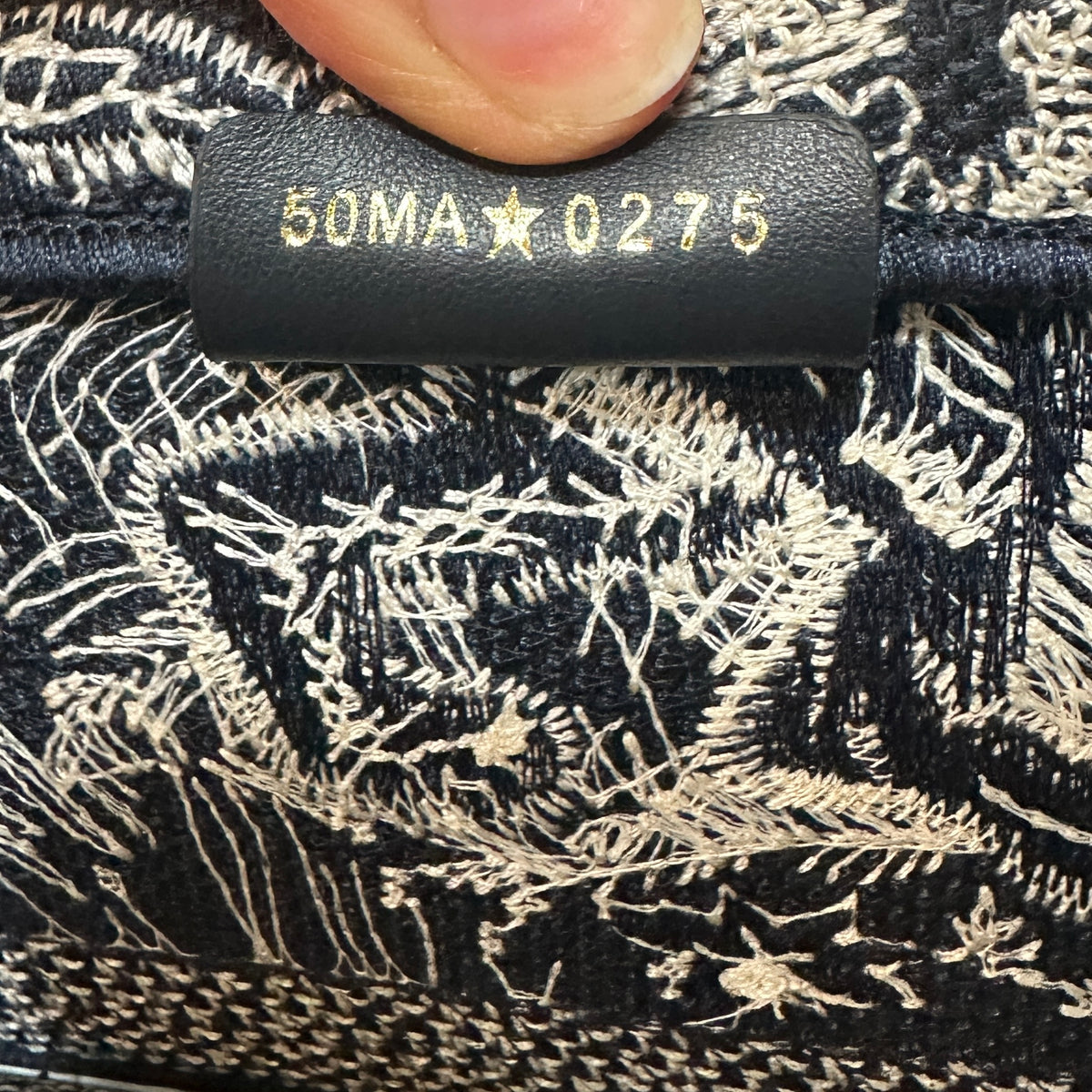 Dior Medium Book Tote Navy Toile de Jouy