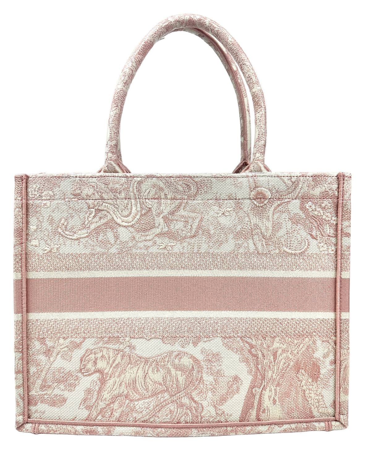 Dior Medium Book Tote Pink Toile de Jouy