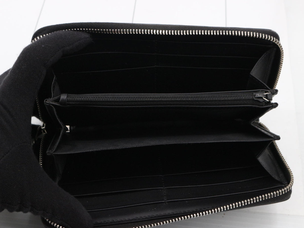 Gucci Web Zippy Wallet Black GG Red Blue 2950
