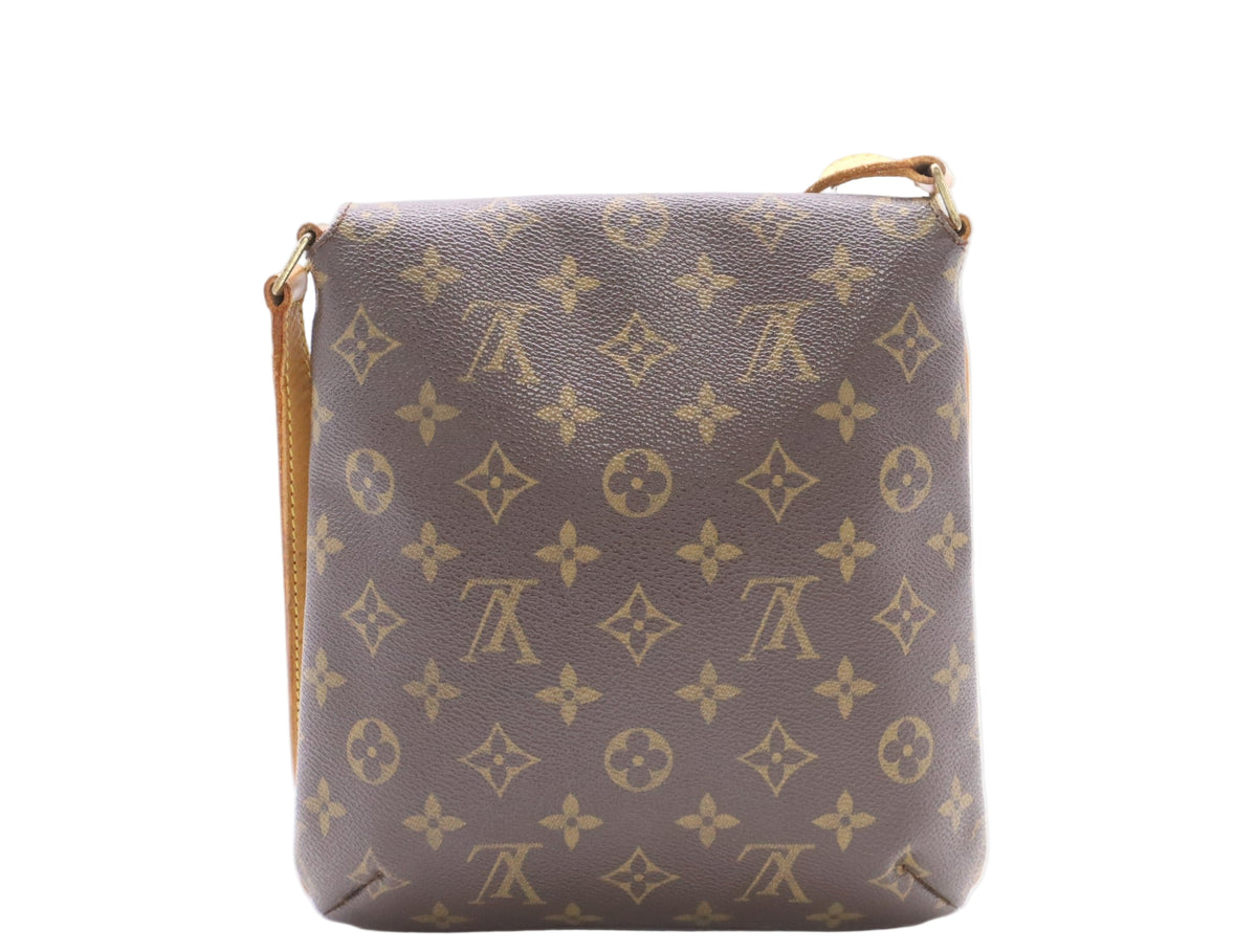 Louis Vuitton monogram handbag on a white background