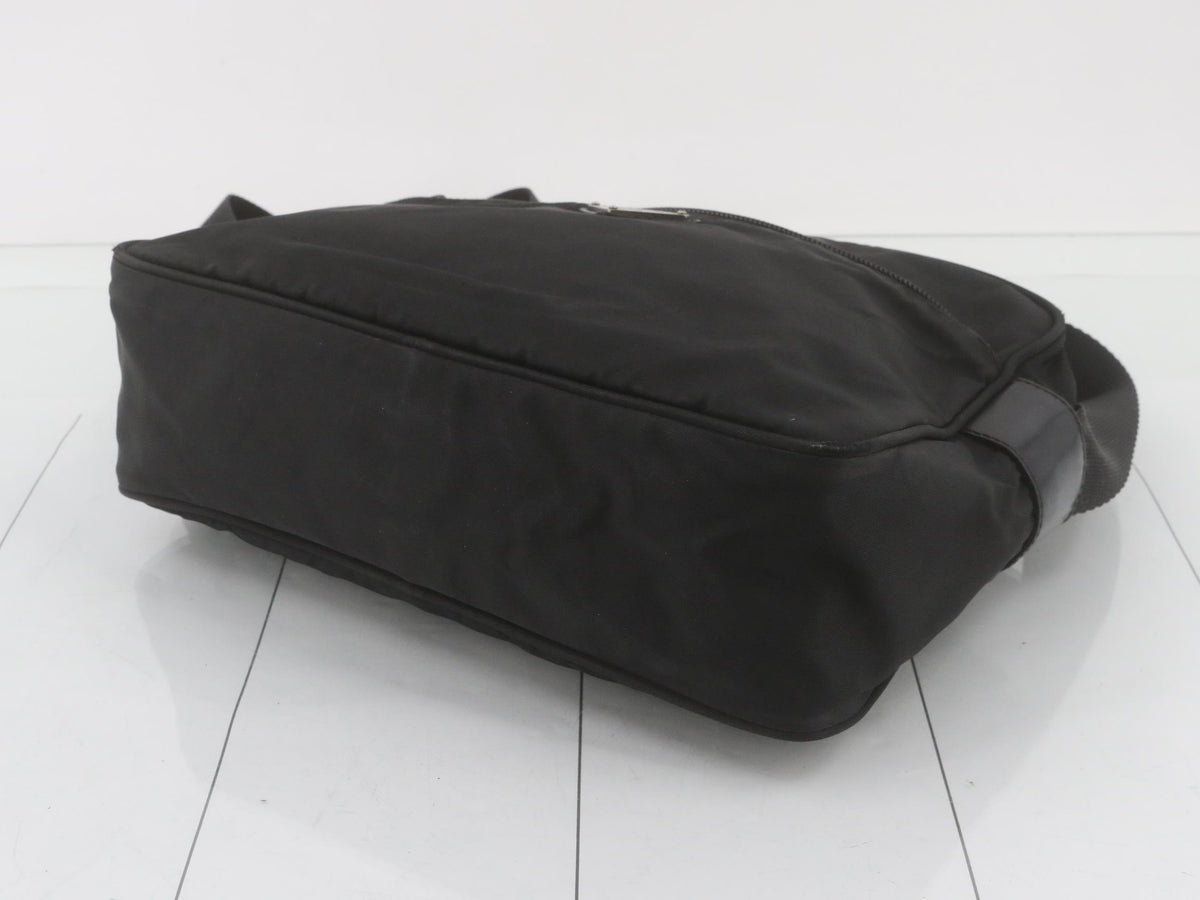 Prada Tessuto Shoulder Bag Black Nylon 2978