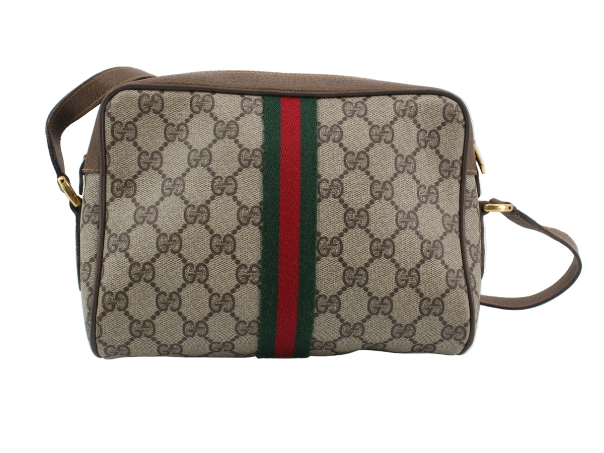 Gucci Vintage Crossbody GG Supreme Sherry Line 2981