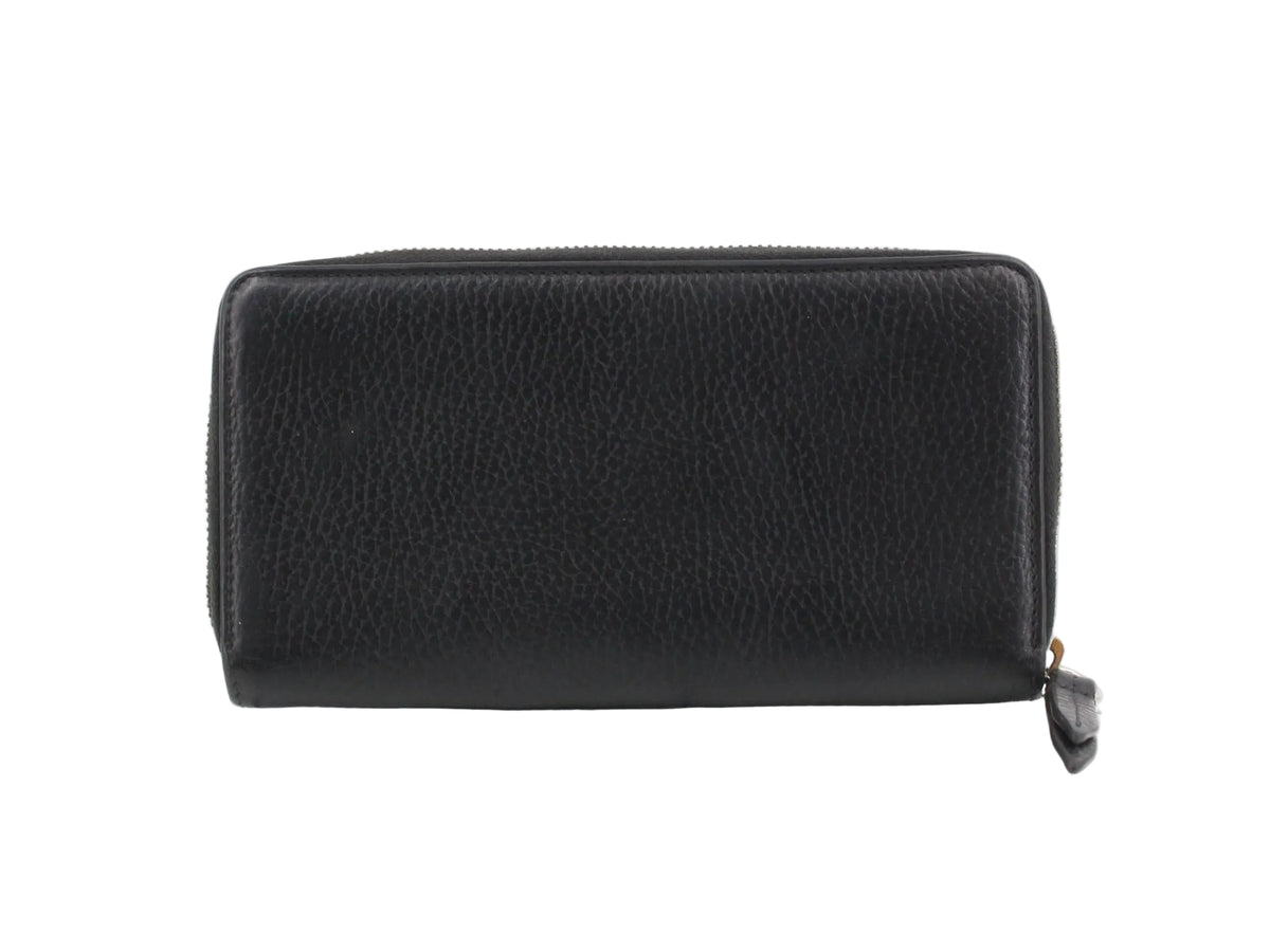 Gucci GG Marmont Zippy Wallet Black 3075