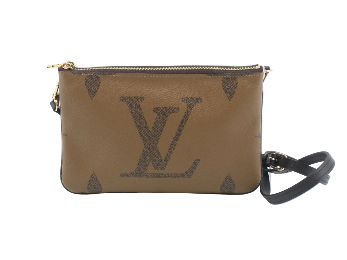 Louis Vuitton Double Zip Pochette Giant Monogram Reverse 3325
