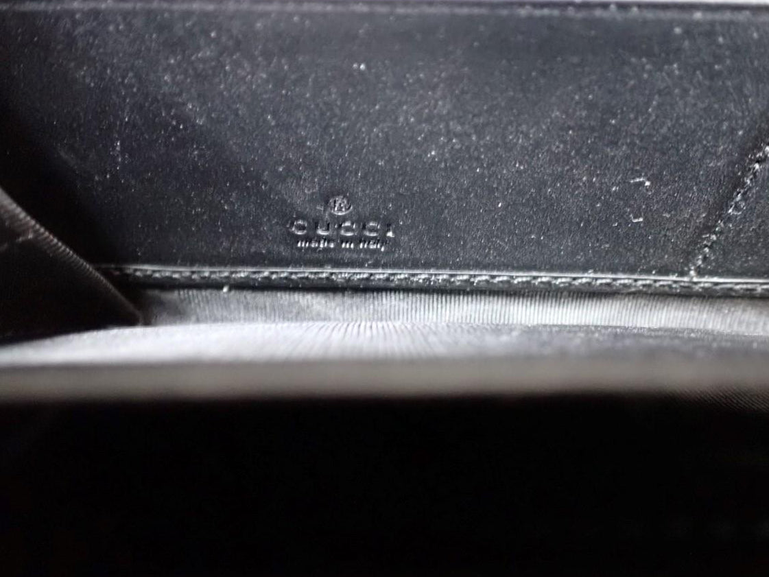 Gucci Web Zippy Wallet Black GG Red Blue 2950