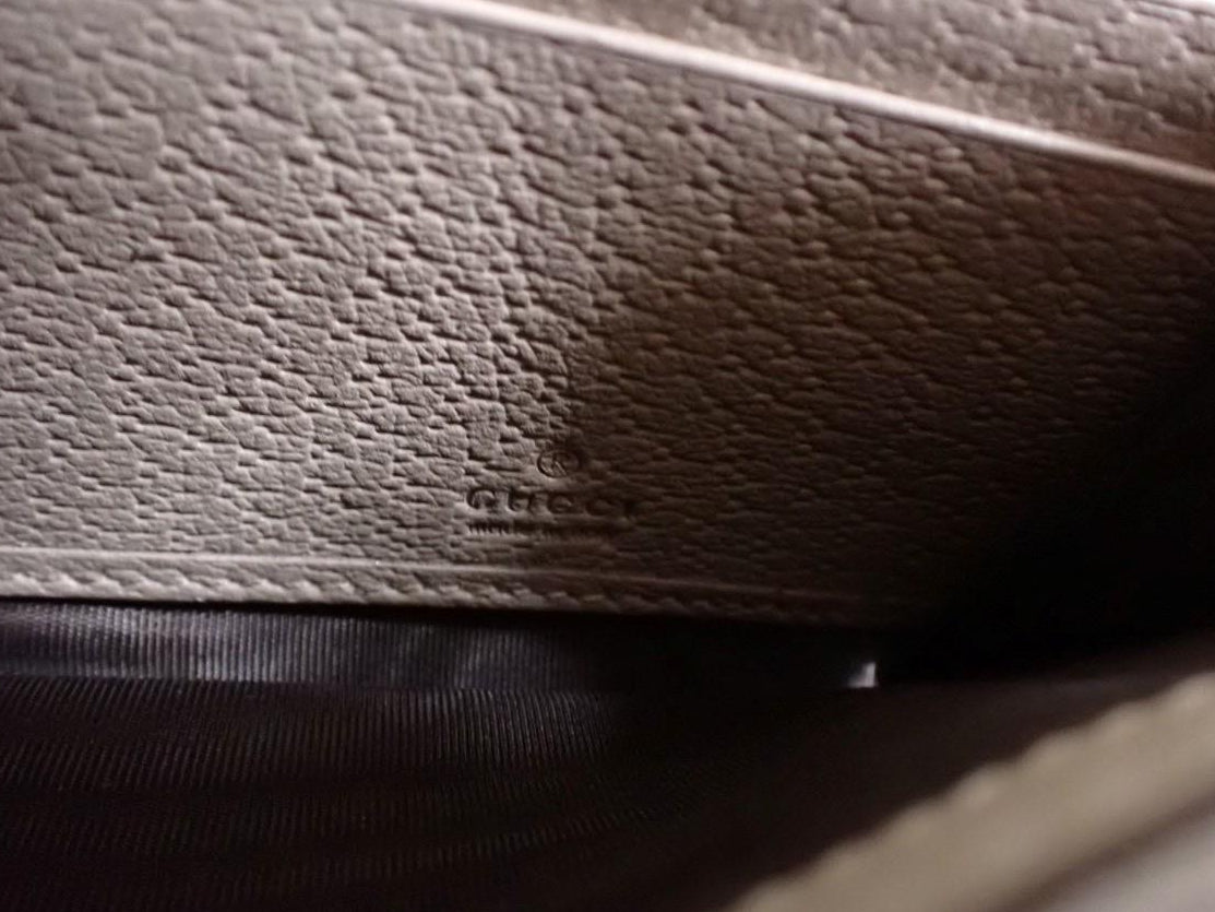 Gucci Ophidia Continental Wallet Beige GG 2973