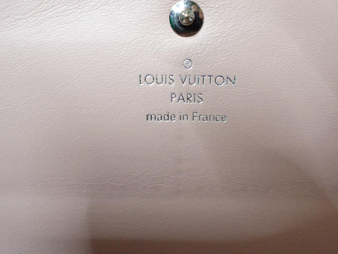 Louis Vuitton Iris Wallet Pink Magnolia Mahina Leather 2979