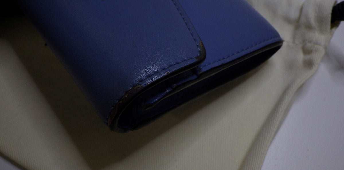 Fendi F is Fendi Long Wallet Light Blue 3074