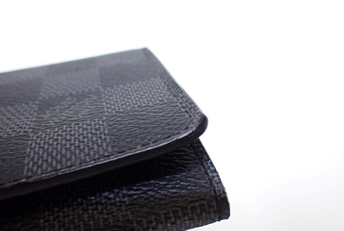 Louis Vuitton Enveloppe Carte de Visite Card Holder Damier Graphite 3332