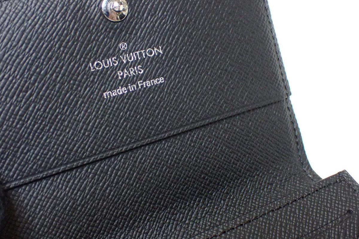 Louis Vuitton Enveloppe Carte de Visite Card Holder Damier Graphite 3332