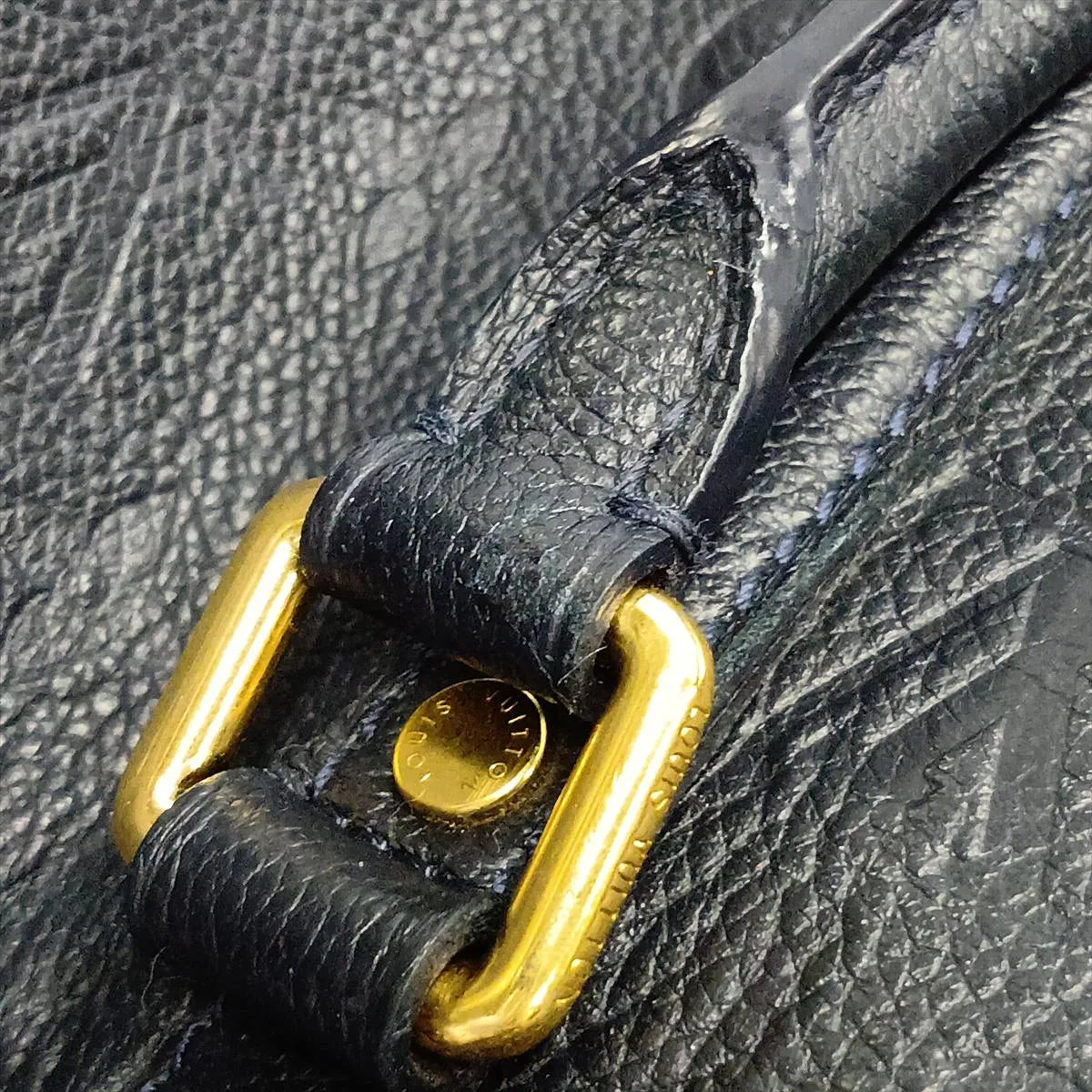 Louis Vuitton Keepall 45cm Bandouliere Midnight Blue Empreinte 3468
