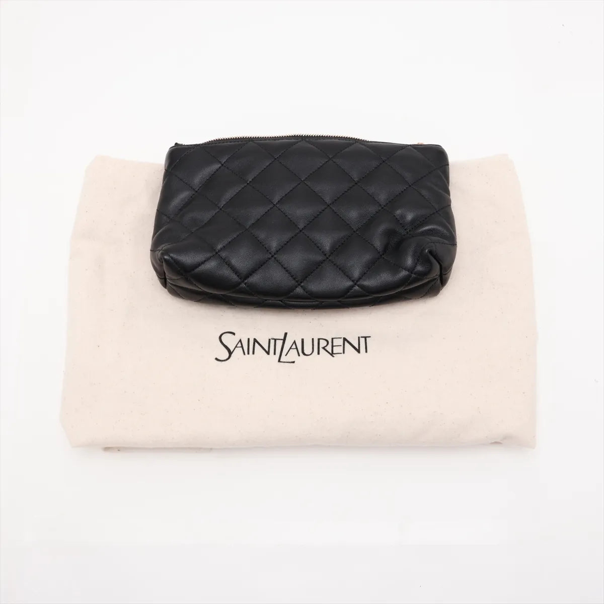 YSL Icare Medium Tote Black Leather 3515