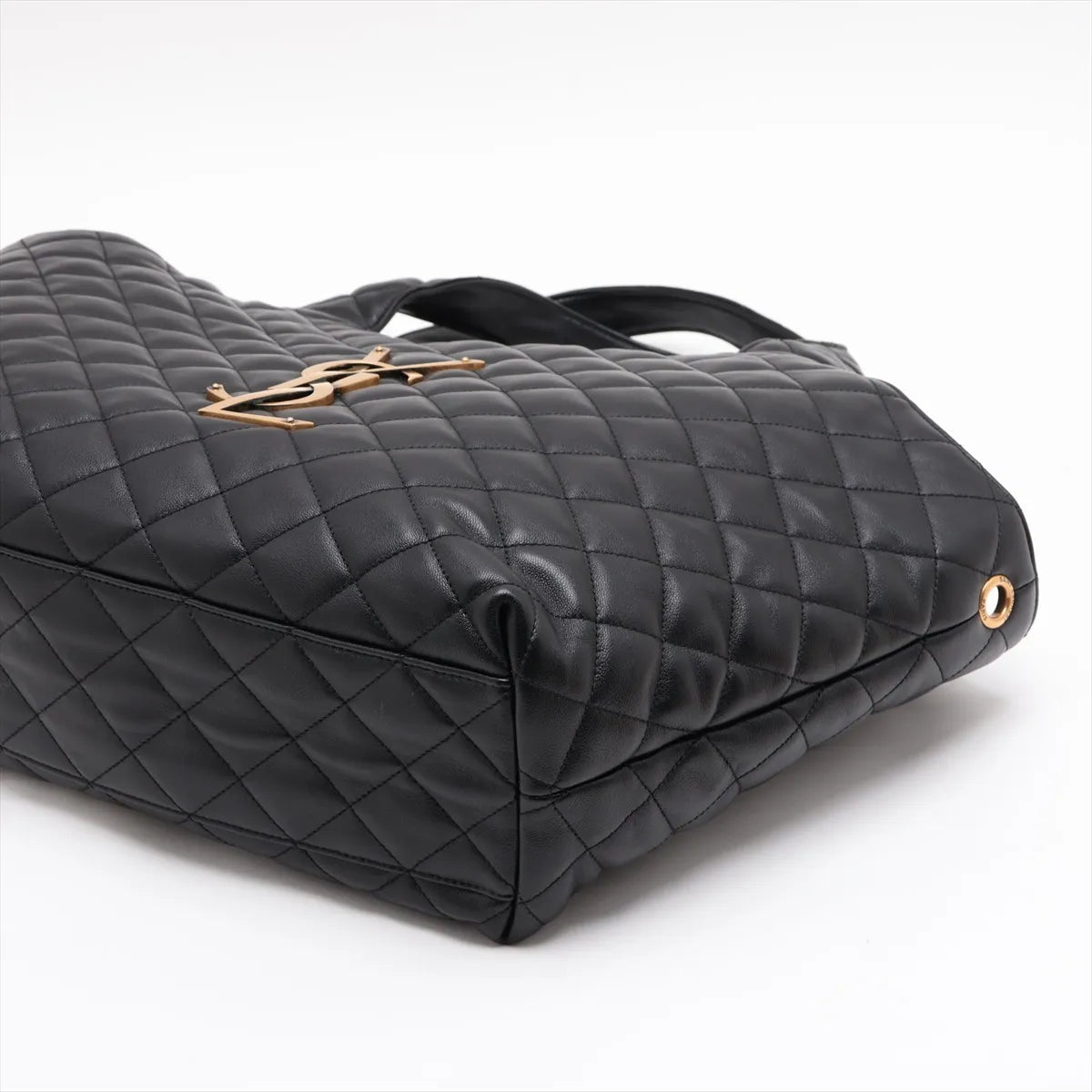 YSL Icare Medium Tote Black Leather 3515
