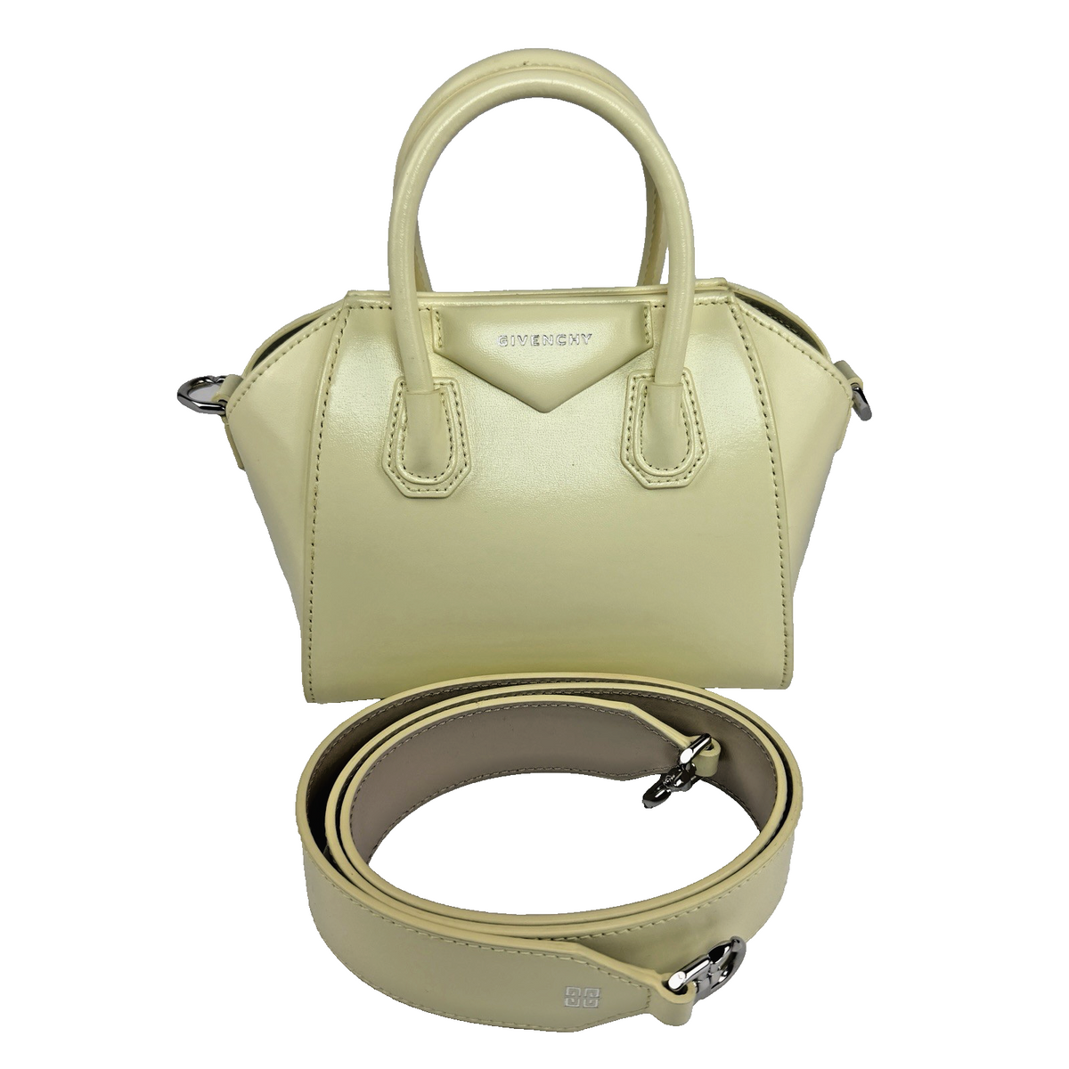 Givenchy Antigona Toy Crossbody Pale Yellow 2444