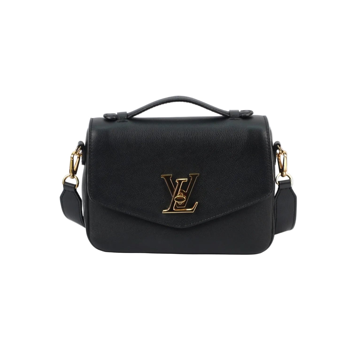 Louis Vuitton Oxford Lockme Black Leather 3014