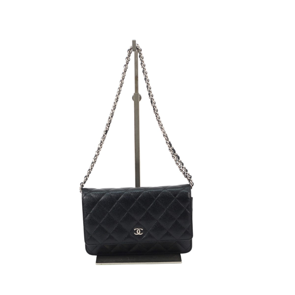 Chanel Wallet on Chain WOC Black Caviar SHW 2996