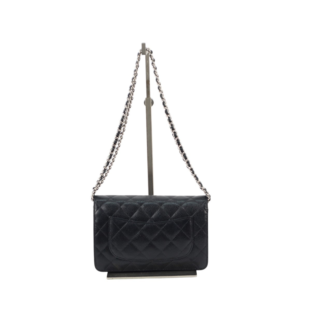 Chanel Wallet on Chain WOC Black Caviar SHW 2996