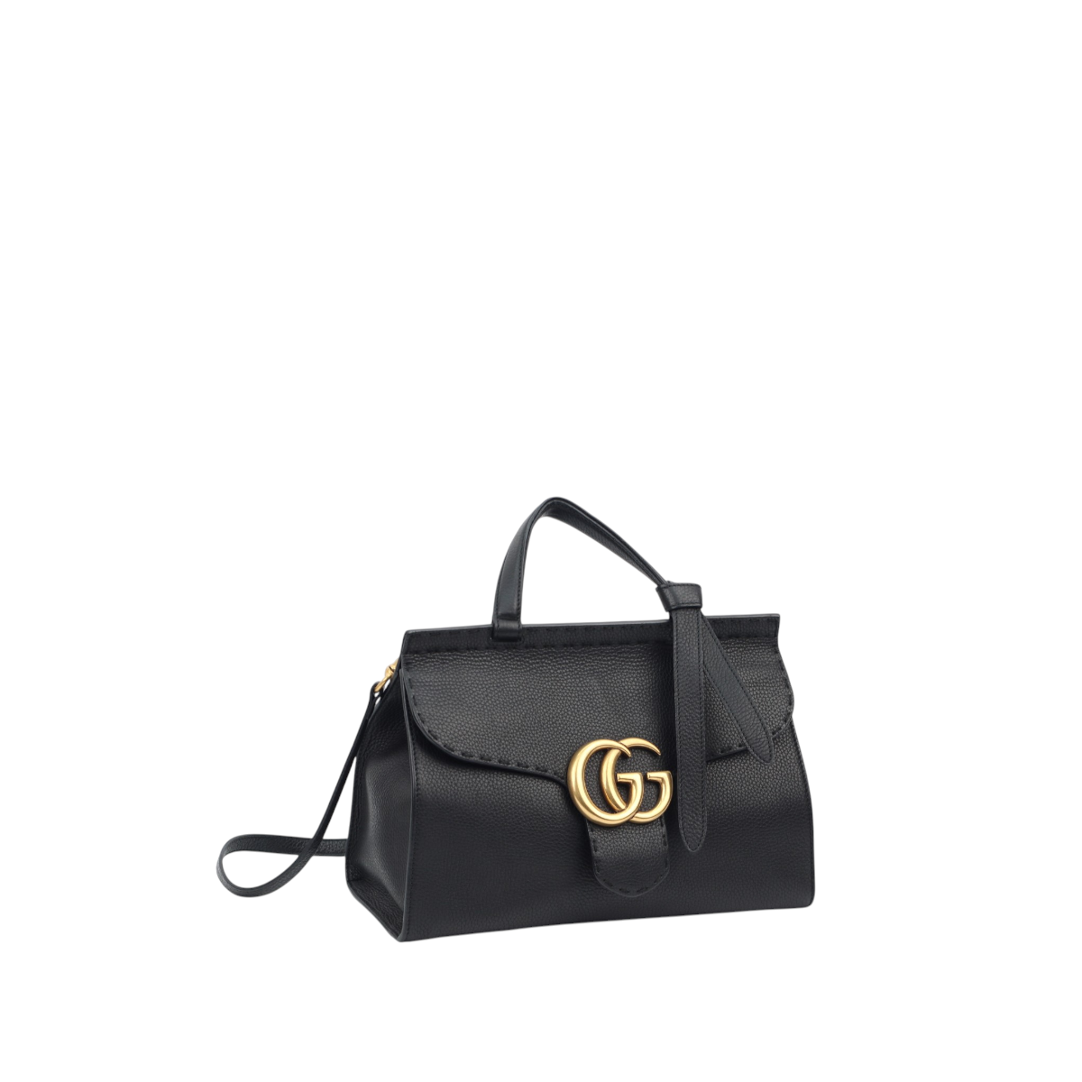 Gucci Marmont Top Handle Crossbody Black 3150
