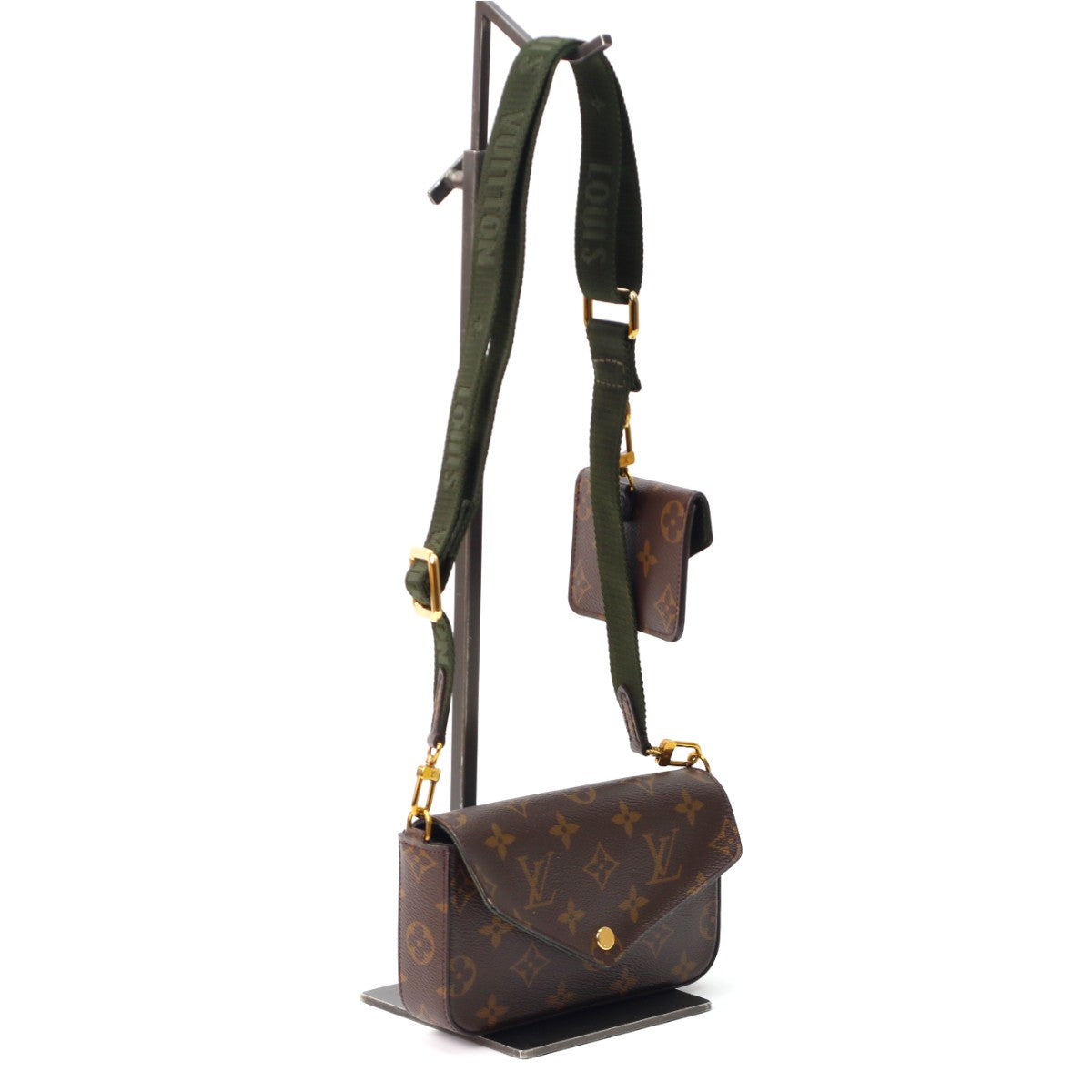 Louis Vuitton Felicie Strap & Go Monogram Green 3029