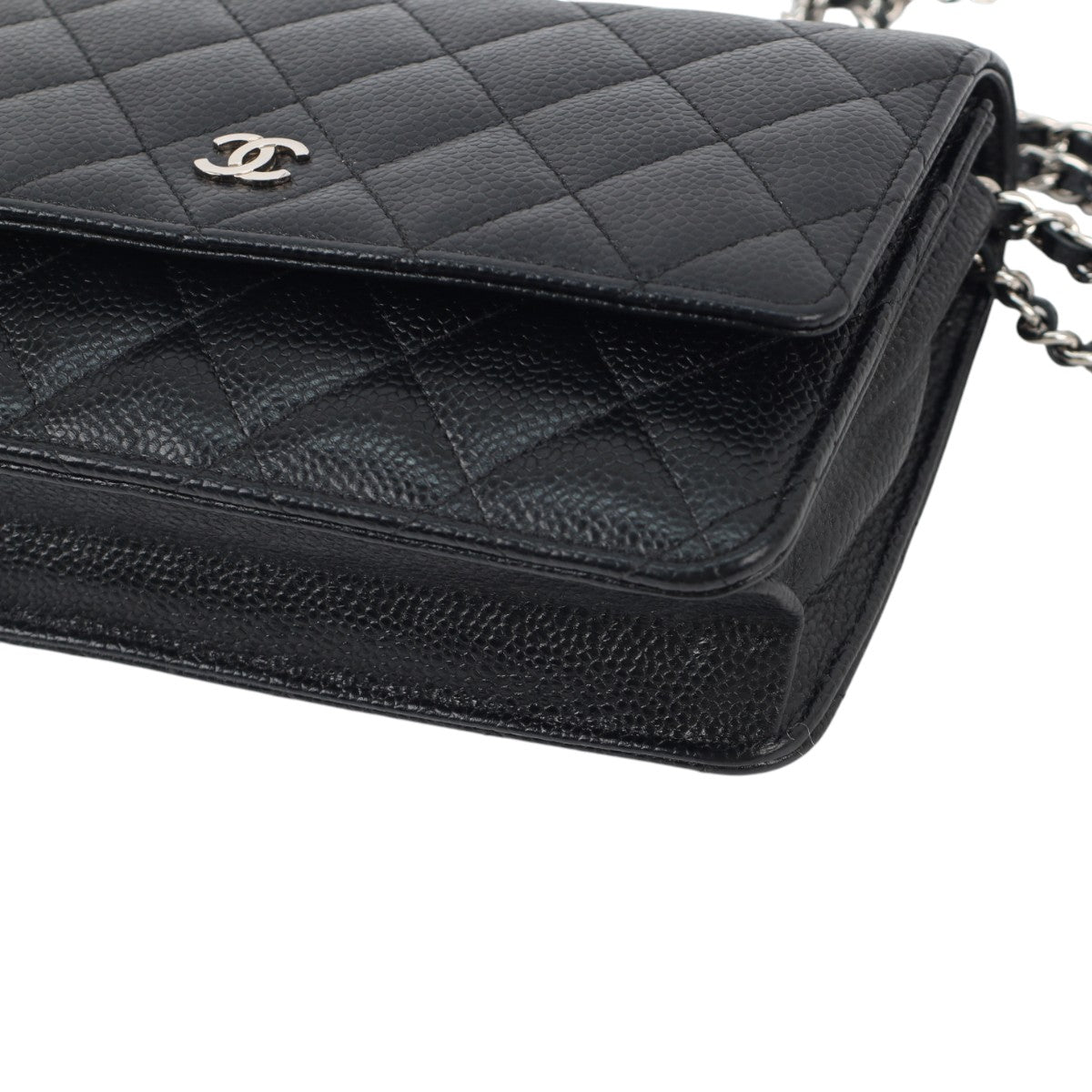 Chanel Wallet on Chain WOC Black Caviar SHW 2996
