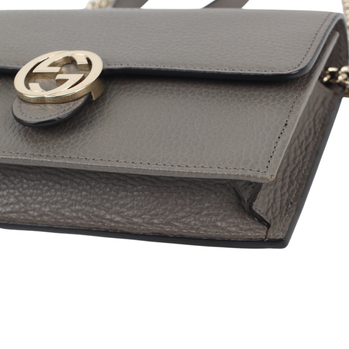 Gucci Interlocking GG Crossbody Grey 3022