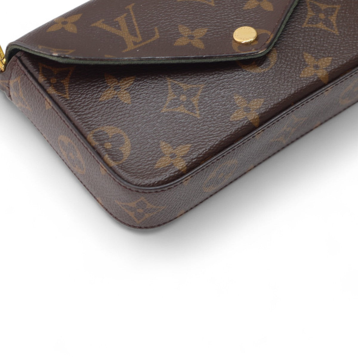 Louis Vuitton Felicie Strap & Go Monogram Green 3029