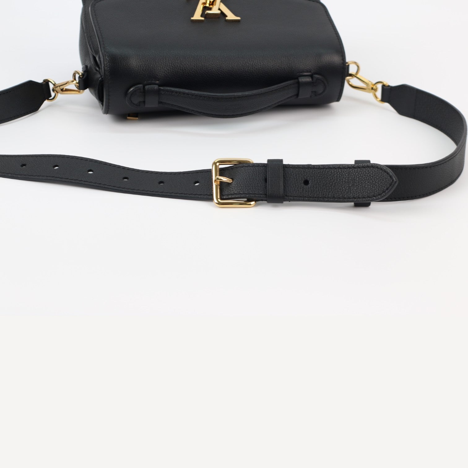 Louis Vuitton Oxford Lockme Black Leather 3014